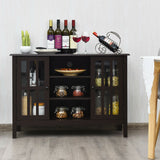 Wooden TV Stand Console Cabinet for 50 Inch TV
