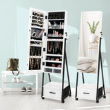 Jewelry Cabinet with Full Length Mirror