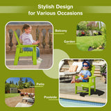 Patio Kids' Adirondack Chair with Ergonomic Backrest