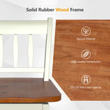 24.5 Inches Set of 2 Swivel Bar Stools with 360Â° Swiveling