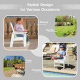 Patio Kids' Adirondack Chair with Ergonomic Backrest