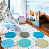 6 Pieces 15 Inch Round Toddler Floor Cushions for Kids