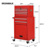 Rolling Cabinet Storage Chest Box Garage Toolbox Organizer