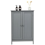 Bathroom Floor Storage Double Door Cupboard Cabinet