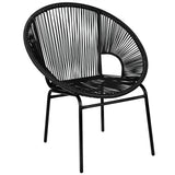 3PCS Patio Acapulco Furniture Bistro Set with GlassTable