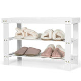3 Tier Bamboo Bench Storage Shoe Shelf