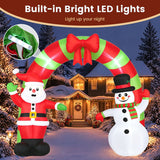 10 FT Christmas Inflatable Archway Outdoor Decoration for Holiday Decor