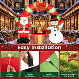 10 FT Christmas Inflatable Archway Outdoor Decoration for Holiday Decor