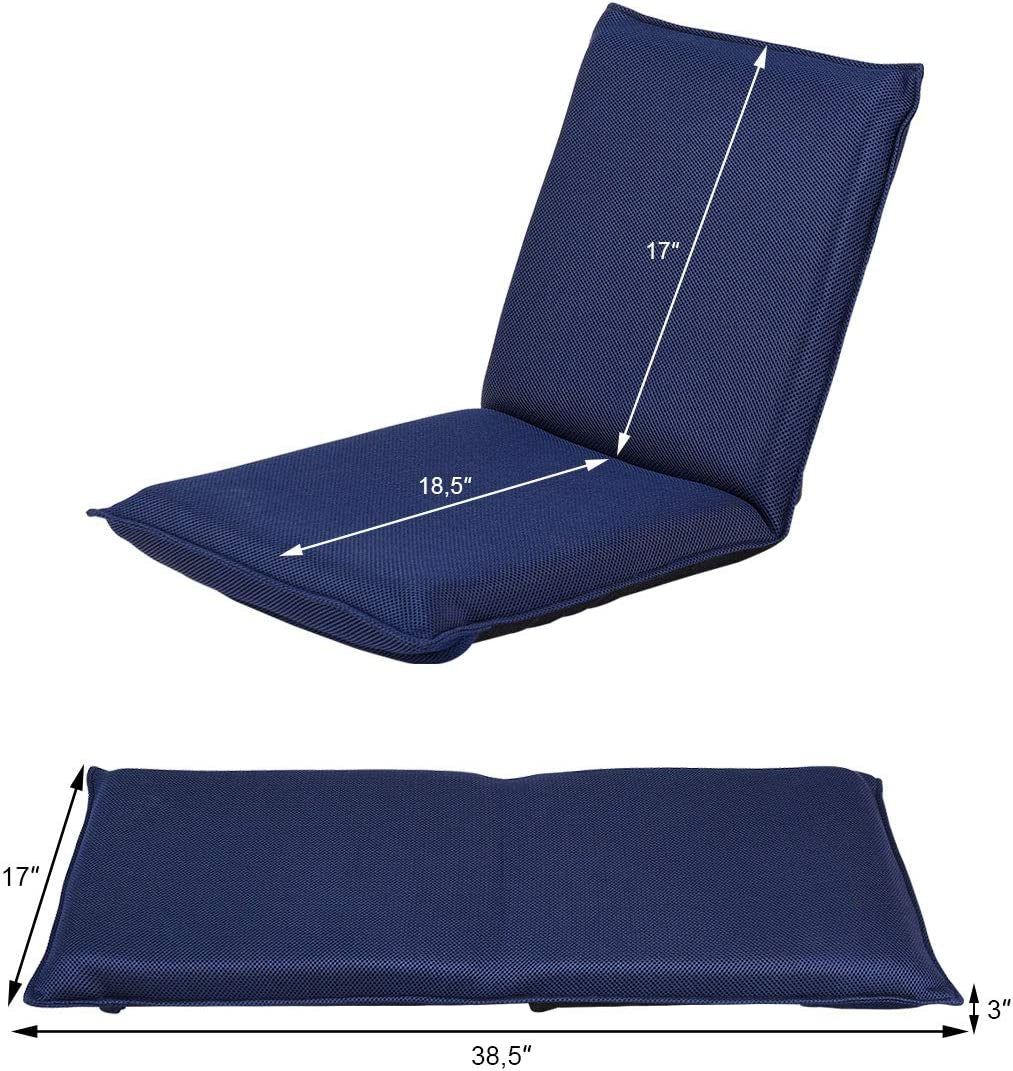 Adjustable 6 Positions Folding Lazy Man Sofa Chair Floor Chair