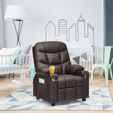 Kids Recliner Chair with Cup Holder and Footrest for Children