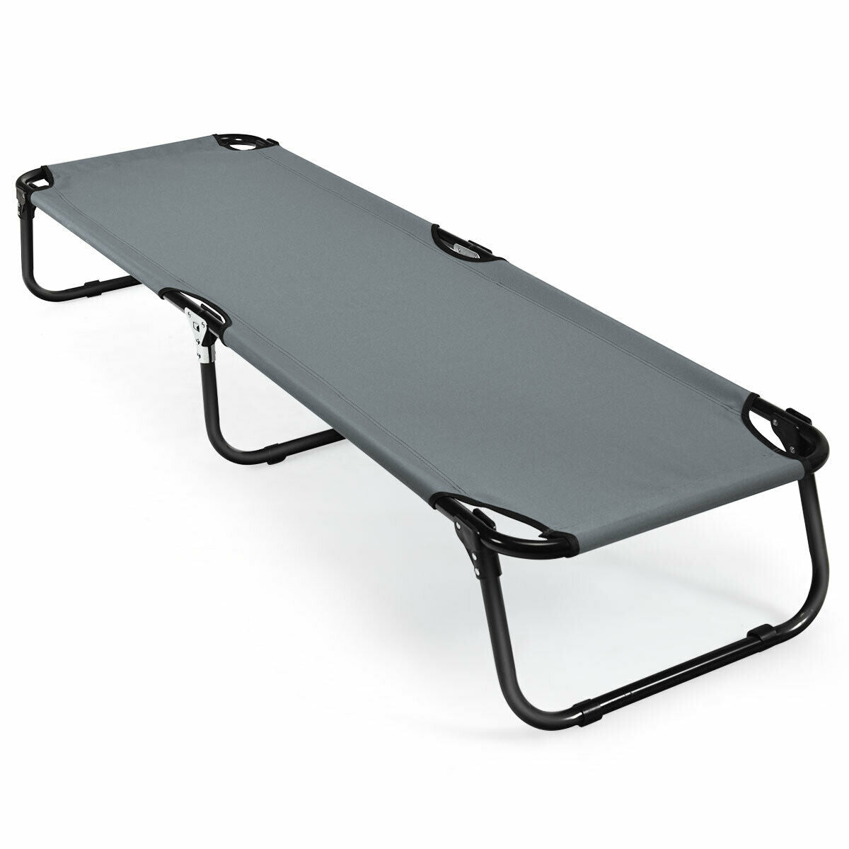 Folding Camping Bed Outdoor Portable Military Cot Sleeping Hiking