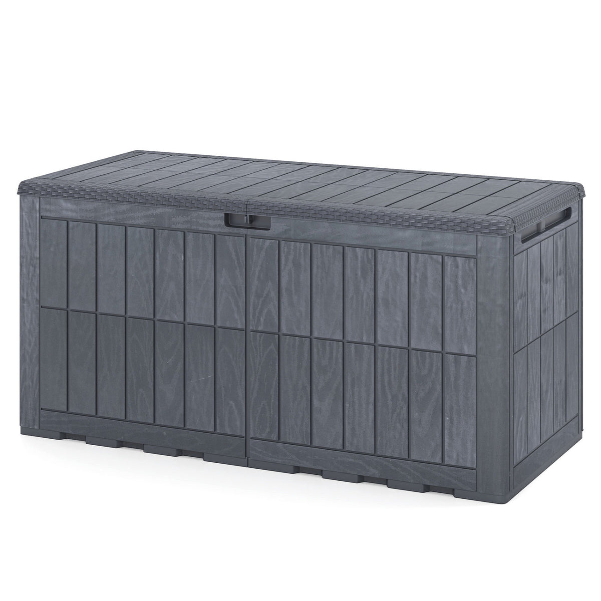Outdoor Deck Box with Lid and Handles for Garden Tools