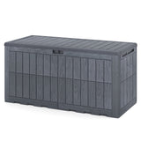Outdoor Deck Box with Lid and Handles for Garden Tools