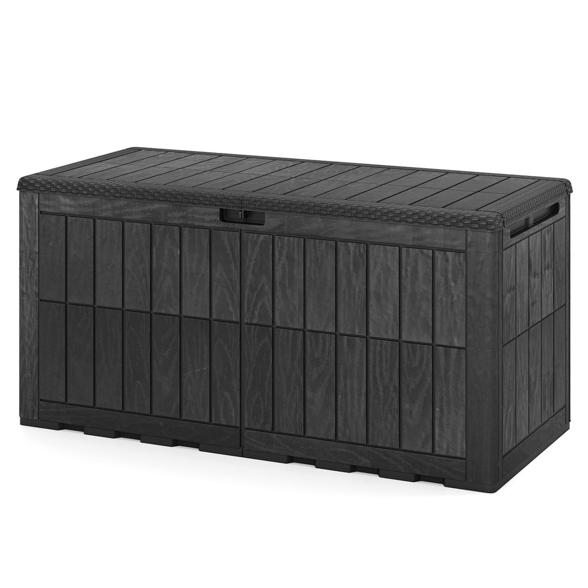 Outdoor Deck Box with Lid and Handles for Garden Tools