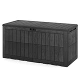 Outdoor Deck Box with Lid and Handles for Garden Tools