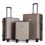 Luggage Sets 3 Piece Hardshell Suitcases with Wheels, Lightweight