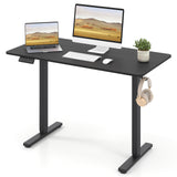 48 Inch x 24 Inch Ergonomic Electric Standing Desk with 3 Memory Settings for Home Office