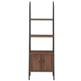 Ladder Shelf 3 Tier Bookcase Metal Frame Bookshelf