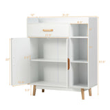 Floor Storage Cabinet Free Standing Cupboard Chest