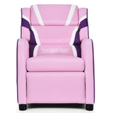Kids Leather Recliner Chair with Side Pockets