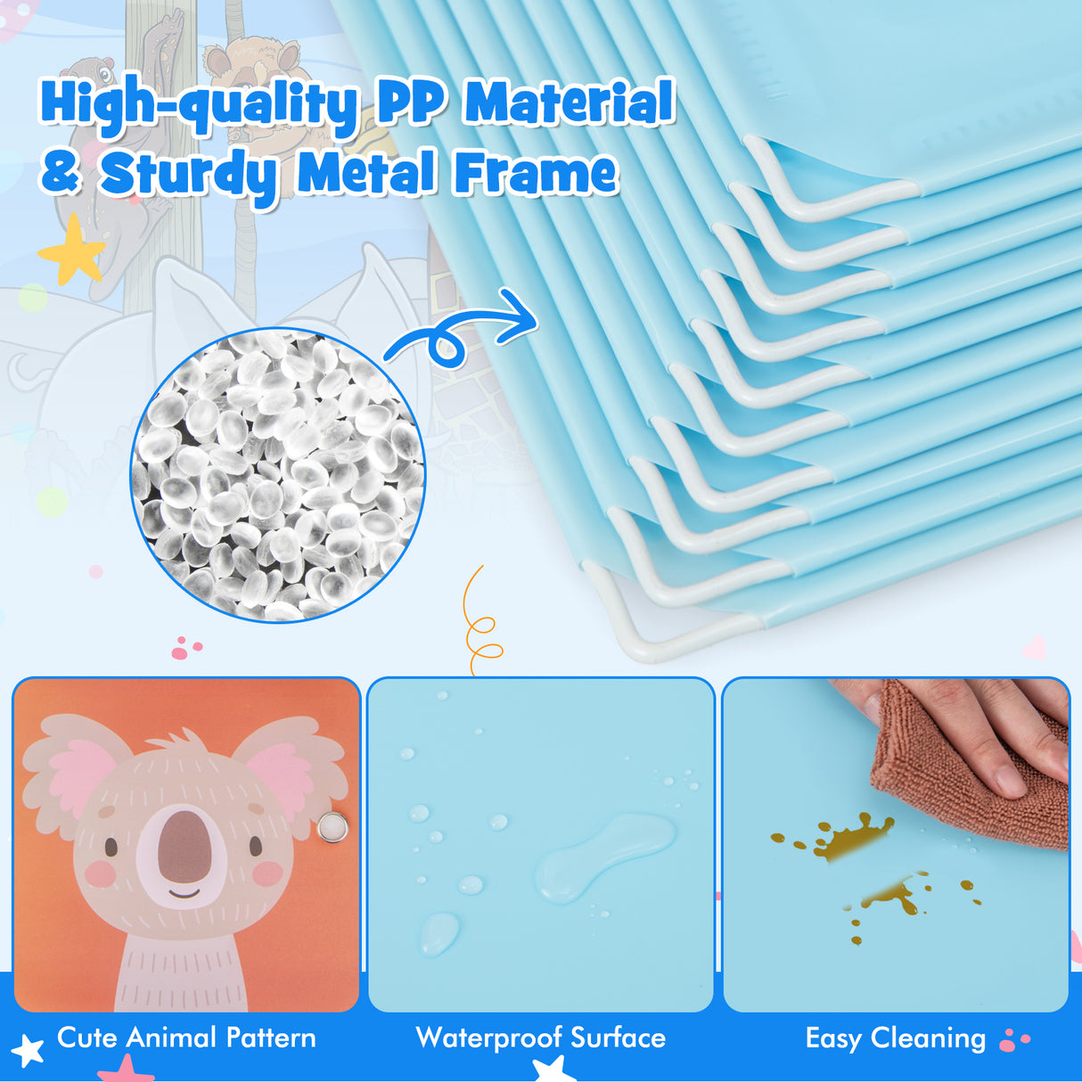 12 Cube Kids Wardrobe Closet with Hanging Section and Doors