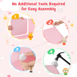 12 Cube Kids Wardrobe Closet with Hanging Section and Doors