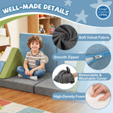 12 Pieces Snow Mountain Theme Toddler Foam Building Fort