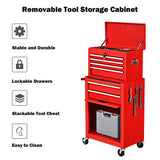 Rolling Cabinet Storage Chest Box Garage Toolbox Organizer