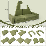 13 Pieces Modular Kids Play Couch for Inspiring Creativity