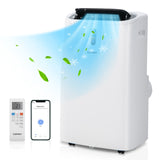 14000 BTU Portable Air Conditioner with APP and WiFi Control-White