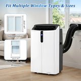 14000 BTU Smart Portable AC with APP Voice Control 47 dB for Rooms 750 Sq.Ft
