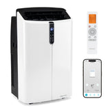 14000 BTU Smart Portable AC with APP Voice Control 47 dB for Rooms 750 Sq.Ft