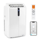 14000 BTU Smart Portable AC with APP Voice Control 47 dB for Rooms 750 Sq.Ft