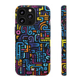 NEON GLYPHS | Tough Phone Case
