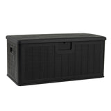 100 Gallon Large Deck Box with Lockable Lid for Patio