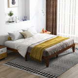 14 Inch King Size Wood Platform Bed Frame