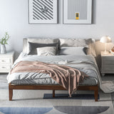 14 Inch King Size Wood Platform Bed Frame