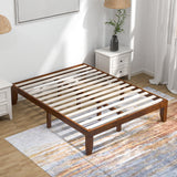 Queen Size 14 Inch Wooden Bed Mattress Frame