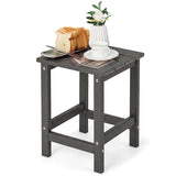 Square Weather-Resistant Adirondack Side Table