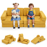 14 PCS Modular Kids Play Couch for Playroom and Bedroom