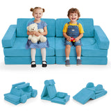 14 PCS Modular Kids Play Couch for Playroom and Bedroom