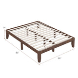 14 Inch King Size Wood Platform Bed Frame