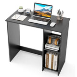 31.5 Inch  Modern Home Office Desk with 2 Compartments
