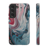 BLUE PASTEL SWIRL | Tough Phone Case
