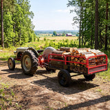 1540 LBS Capacity 17.6 Cu. Ft Heavy Duty Metal Dump Cart Trailer
