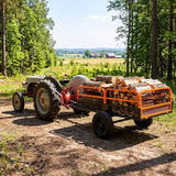 1540 LBS Capacity 17.6 Cu. Ft Heavy Duty Metal Dump Cart Trailer