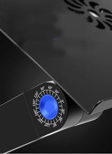 Folding Notebook Computer Desk with Dual Fans for Stability