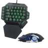 Left-Handed Mobile Gaming Keyboard