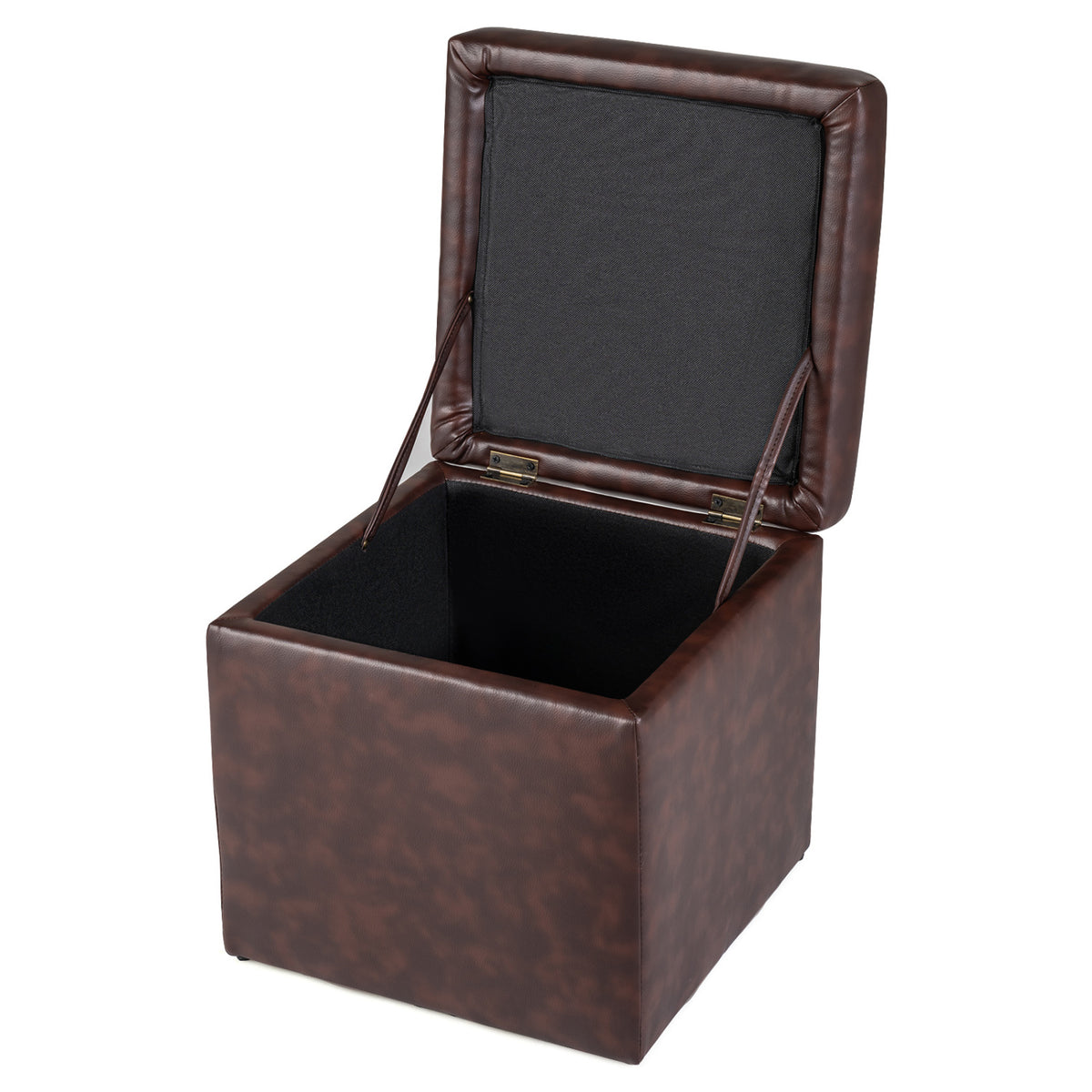 Foldable Cube Ottoman Pouffe Storage Seat