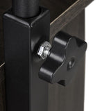 Yescom Height-Adjustable Rolling Laptop Cart with Storage